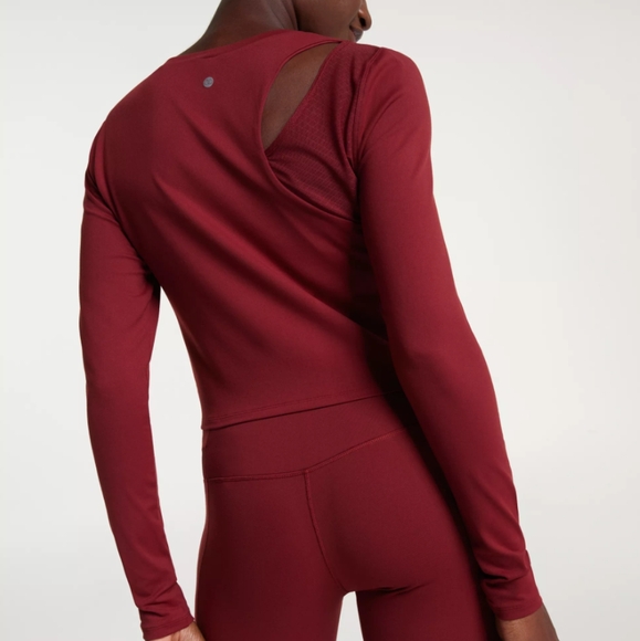 CALIA Essential Cutout Support Long Sleeve Shirt - Picture 1 of 5